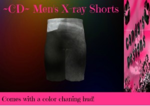 ~CD~ Men's X-ray Shorts